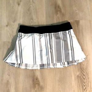 Lululemon Athletica Striped Tennis skirt
